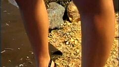 young blonde pussy takes monster cock in hardcore group threesome