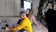 italian girl's first hard fuck backstage with rambetto stefanin