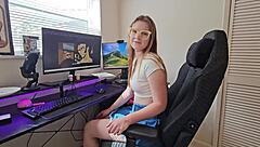 Hot Russian Roomie Ava Marina Begs For Dirty Ride!