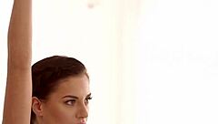 Tiny tits amateur begs for creampie pussy fill!