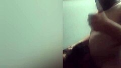 scary masked stud face fucks chubby milf doggy cums tits