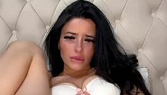 american exchange student teases to squirting orgasm solo