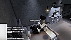 roblox bunny girl bounces on cock till filled