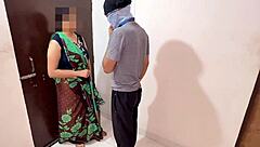 indian maid fucks boy missionary style for stolen money hindi moans