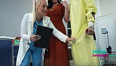 yo doc milf swaps spots to fix patient's big issue 😏