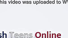 Naughty Brunette Ellie Milks Cock at Uniform Table