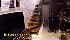 hired trainer pounds my wife hard in see-through outfit complete