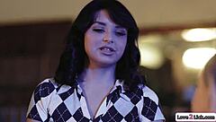 milf tongues petite pussies until they squirt everywhere