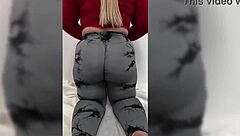 Bouncing my huge milf ass in tight yoga pants!