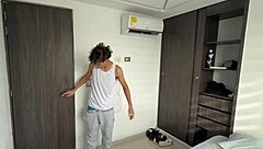 What happens sharing hotel bed with hot milf?!