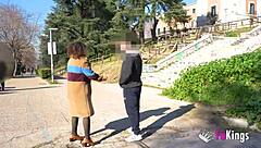 Elena de la Vega Street Fuck Adventure with Strangers