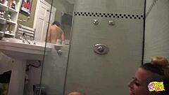 tina horn and andre shakti fist passionately with lesbian strapon toys