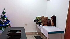 Nurse Dressed As Business Slut Masturbates Juicy Vagina!