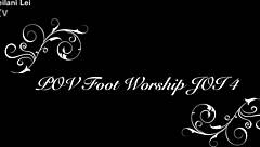 Wrinkled Granny Toes Tease Petite Feet in POV JOI