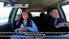 young redhead mexican teen fucks hard in outdoor casting