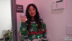 big titty latina coworker... uh... fucks me so loud at office christmas party