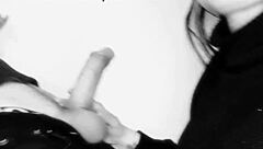 Homemade pov deepthroat facial with massive cumshot explosion closeup