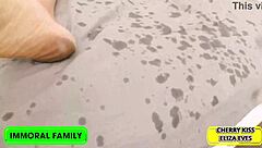 cherry kiss's creamy pussy stretched by massive cock relentlessly