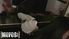 Petite Goddess Claire Black Begs Nervous Stud for Bathroom Pounding Thrill