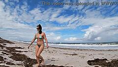 Exhibitionist Wife Helena Price Nude Beach Cock Tease Voyeur Day 2