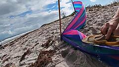 Exhibitionist Wife Helena Price Nude Beach Cock Tease Voyeur Day 2