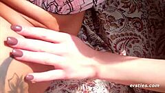 Lesbian Babes Tease Clits And Tits In Sexy Outdoor Fun