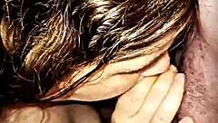 amateur big tits babe delivers hot blowjob cumshot