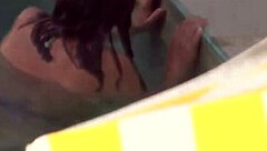 beach masturbation turns into hot creampie surprise