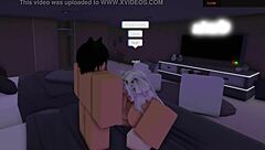 roblox hotel room roleplay turns into steamy self fuck story