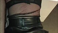 Lesbian Babe Tries Monster Cock First Time