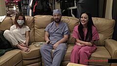Blaire Celeste Bound Nurse Tickled And Gaped Backstage