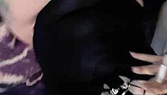 skinny latina smokes cigarette in lingerie solo first time tease