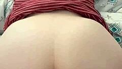 bbw moans quietly taking big black cock doggystyle with sons nearby