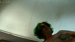 hey shemale sucks cock deep then rides raw cowgirl before dildo creampie fun