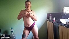 my little pig crawls to suck my cock balls deep