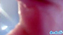 Watch Aubrey Sinclair suck that huge dildo and masturbate to orgasm?