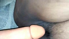 She enjoys passionate sex with her prosthetic husband.