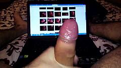 naked milf wife masturbating with handjob tribute