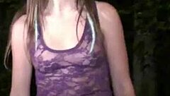 Alexis Crystal joins wild public gang bang orgy