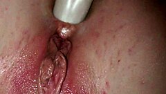 I am fucking her wet pussy with my hard cock in this intense homemade video