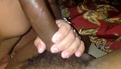 My latina girlfriend going freaky with big black cock on netflix night