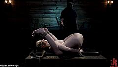 Brunette Slave Endures Intense Side Suspension Bondage