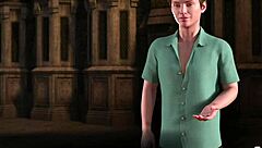 treasureofnadia delivers stress-relieving handjob in hentai episode 1 scene 100