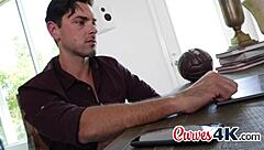 Cherie DeVille's Dildo Sucking and Masturbation Session