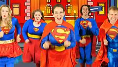 Alyssa from bounce patrol showcases natural tits in clothed setting