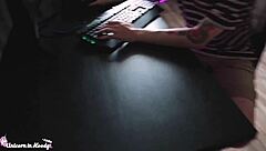 feeling so distracted while sucking and riding my lover to cumshot