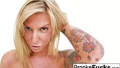 Brooke Brand Strips Naughty in Dress