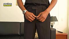 Huge Cock Client Barebacks Me in Intense Gay Interracial Fuck with Cumshot