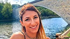 Busty blonde vicky vette gets horny and rubs her pussy in the office!