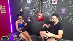 Skinny teen 18+ shares her pansexual story in a fun casting interview.